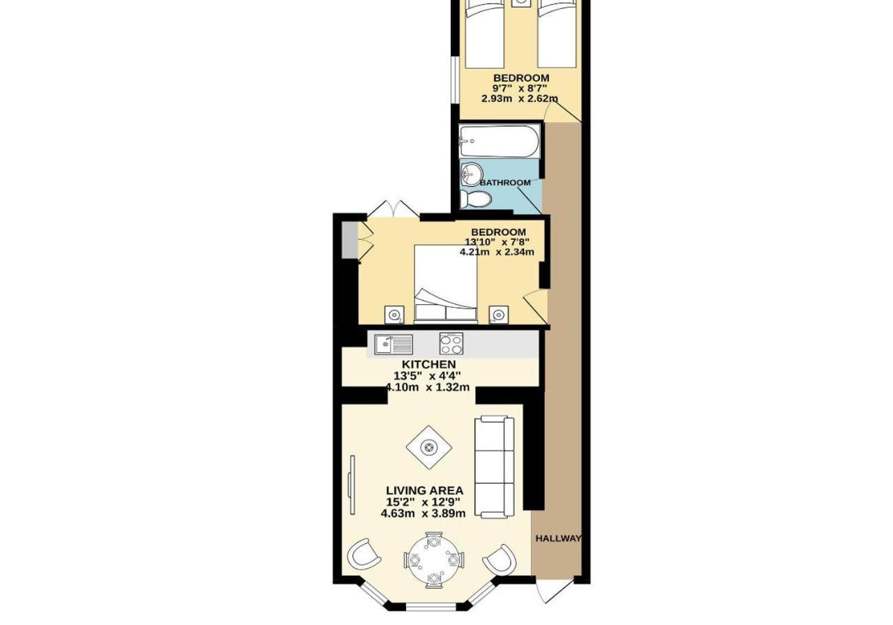 Queens Apartment - By My Getaways - Free Parking For One Car Brighton Luaran gambar